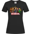 Женская футболка Роблокс персонажі Черный Женская футболка Роблокс персонажі Черный фото