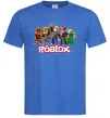 Мужская футболка Роблокс персонажі Ярко-синий фото