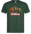 Мужская футболка Роблокс персонажі Темно-зеленый фото