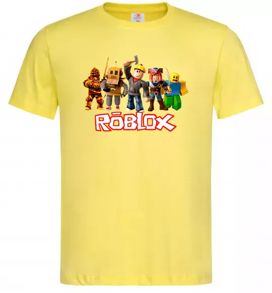 Мужская футболка Роблокс персонажі Лимонный фото
