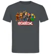 Мужская футболка Роблокс персонажі Графит фото