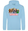 Мужская толстовка (худи) Роблокс персонажі Голубой фото