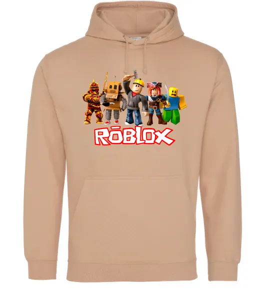 Женская толстовка (худи) Роблокс персонажі Песочный фото