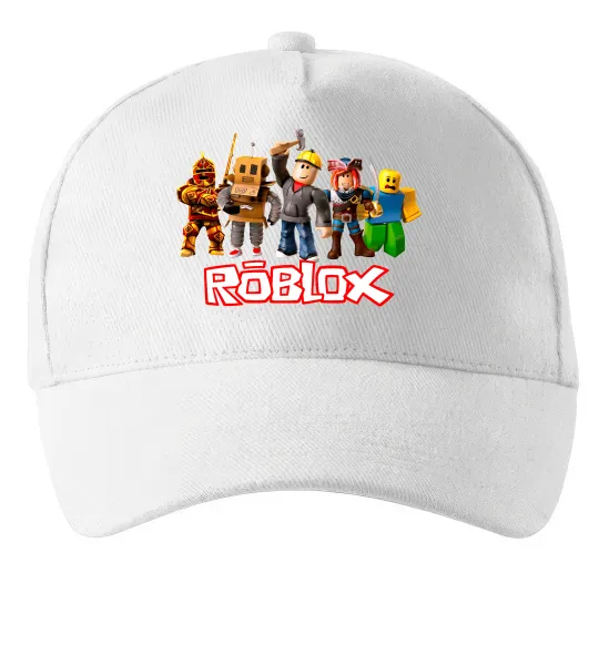 Кепка Роблокс персонажі Белый фото
