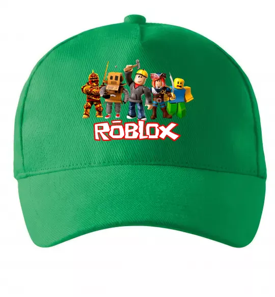 Кепка Роблокс персонажі Зеленый фото