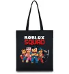 Эко-сумка Roblox squad Черный фото