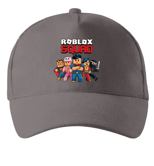 Кепка Roblox squad Сірий фото