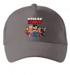 Кепка Roblox squad Сірий фото