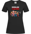 Жіноча футболка Roblox squad Чорний фото