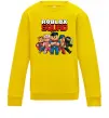 Дитячий світшот Roblox squad Сонячно жовтий Дитячий світшот Roblox squad Сонячно жовтий фото
