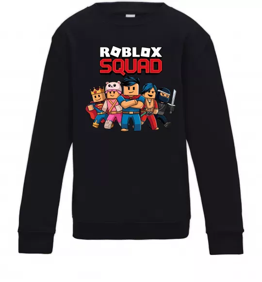 Дитячий світшот Roblox squad Чорний фото