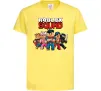 Дитяча футболка Roblox squad Лимонний фото