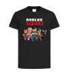 Детская футболка Roblox squad Черный фото