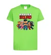 Детская футболка Roblox squad Лаймовый фото