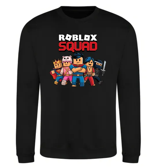 Свитшот Roblox squad Черный фото