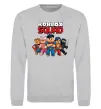 Свитшот Roblox squad Серый меланж фото