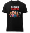 Мужская премиум футболка Roblox squad Черный фото