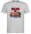 Чоловіча футболка Roblox squad Сірий фото