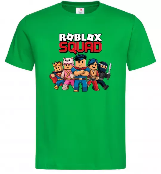 Чоловіча футболка Roblox squad Зелений фото