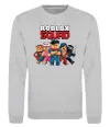Світшот Roblox squad Сірий меланж фото