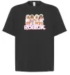 Футболка Оверсайз Roblox pink girls Чорний фото