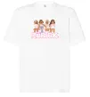 Футболка Оверсайз Roblox pink girls Білий фото