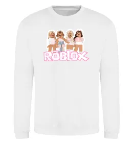 Свитшот Bacon Hair Roblox Белый фото