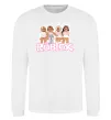 Свитшот Roblox pink girls Белый фото