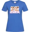 Женская футболка Roblox pink girls Ярко-синий фото