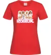 Женская футболка Roblox pink girls Красный фото