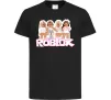 Детская футболка Roblox pink girls Черный фото