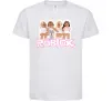 Детская футболка Roblox pink girls Белый фото