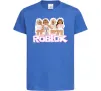 Детская футболка Roblox pink girls Ярко-синий фото