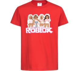 Детская футболка Roblox pink girls