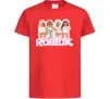 Детская футболка Roblox pink girls Красный фото