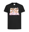 Детская футболка Roblox pink girls Черный фото
