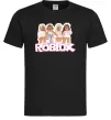 Мужская футболка Roblox pink girls Черный фото