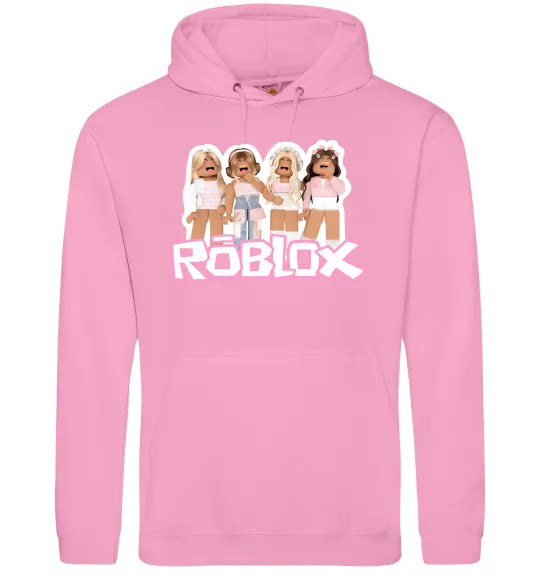Жіноча толстовка (худі) Roblox pink girls Рожевий фото