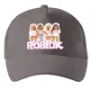 Кепка Roblox pink girls Сірий фото