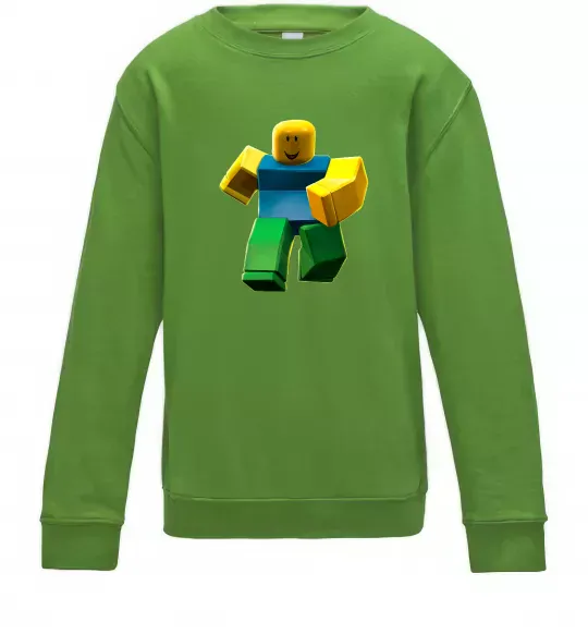 Детский Свитшот Roblox Noob Лаймовый фото