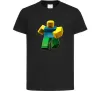 Детская футболка Roblox Noob Черный Детская футболка Roblox Noob Черный фото