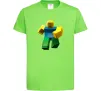 Детская футболка Roblox Noob Лаймовый Детская футболка Roblox Noob Лаймовый фото