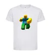 Дитяча футболка Roblox Noob Білий фото