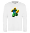 Світшот Roblox Noob Білий Світшот Roblox Noob Білий фото