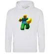 Мужская толстовка (худи) Roblox Noob Серый меланж Мужская толстовка (худи) Roblox Noob Серый меланж фото