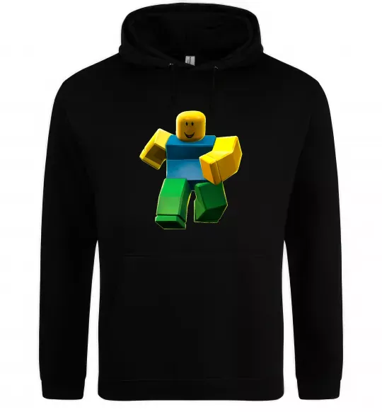 Женская толстовка (худи) Roblox Noob Черный фото