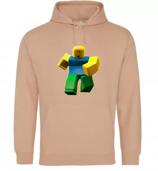 Женская толстовка (худи) Roblox Noob Песочный фото