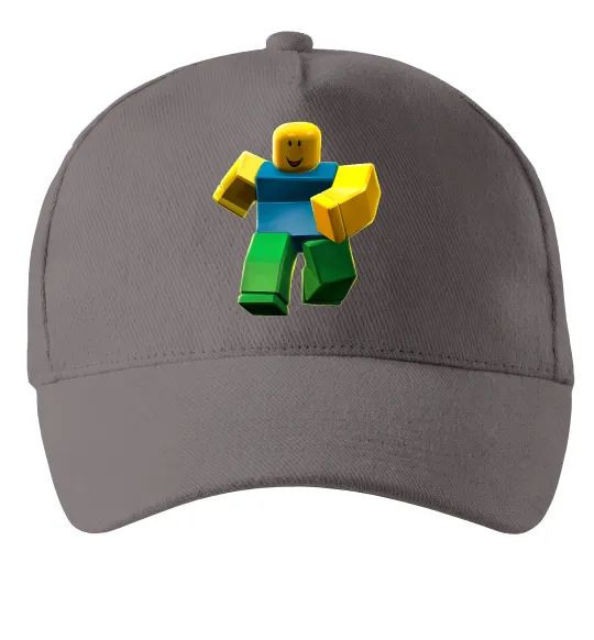 Кепка Roblox Noob Серый фото