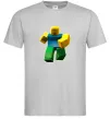 Мужская футболка Roblox Noob Серый фото