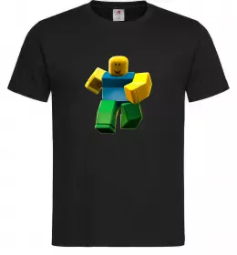 Мужская футболка Roblox Noob Черный фото